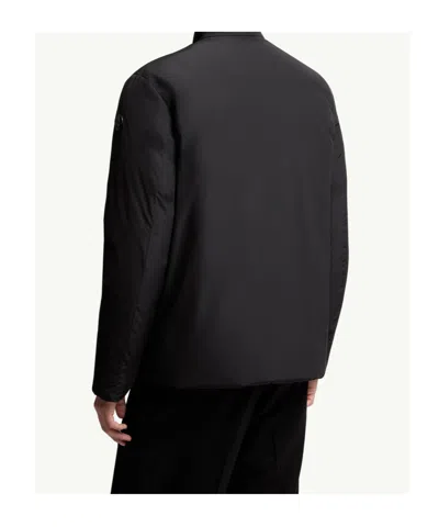 Moncler Ouille Reversible Short Down Jacket In Black