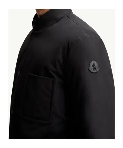 Moncler Ouille Reversible Short Down Jacket In Black