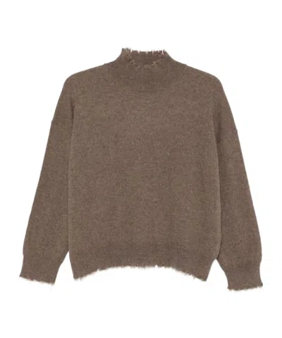 Antonelli Turtleneck Long-sleeved Sweater In Multi