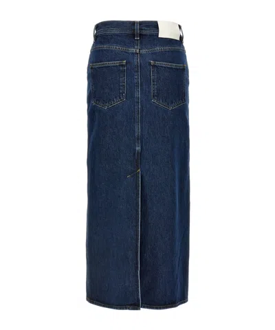 Loulou De Saison Rona Maxi Skirt In Blue