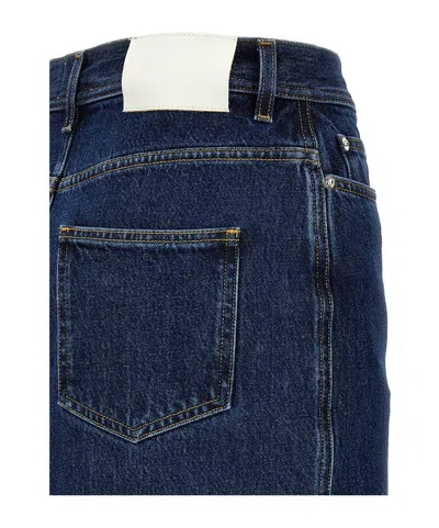 Loulou De Saison Rona Maxi Skirt In Blue