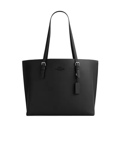Coach Mollie Tote Bag In Black