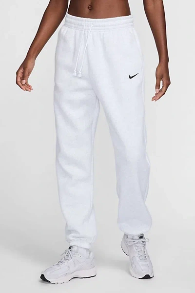 Nike Sportswear Phoenix Fleece High-waisted Oversized Sweatpants In White