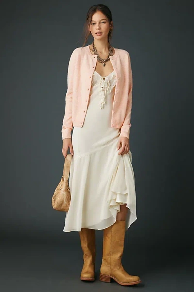 Kimchi Blue Rachel Cardigan In Peach, Women's At Urban Outfitters In Orange