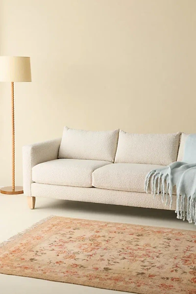 Urban Outfitters Chamberlin Boucle Sofa In Ivory At  In Neutral