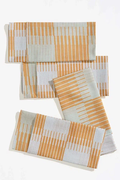 Tortuga Forma Quiet Season Dinner Napkin Set In Bayleaf At Urban Outfitters In Gray