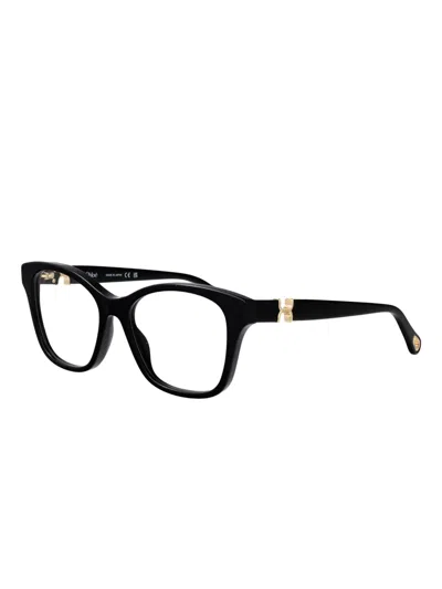 Chloé Square-frame Glasses In Black