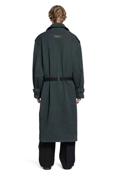 Martine Rose Man Green Coats In Green