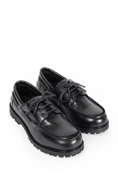 Studio Nicholson Man Black Lace-ups In Black