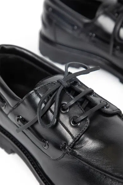 Studio Nicholson Man Black Lace-ups In Black