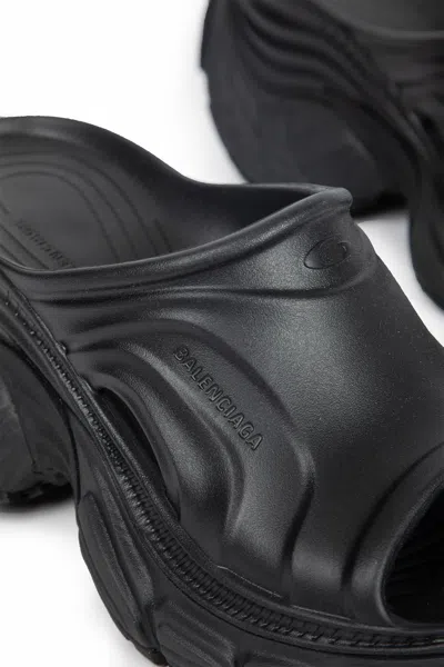Balenciaga 6xl Slide Sandals In Black