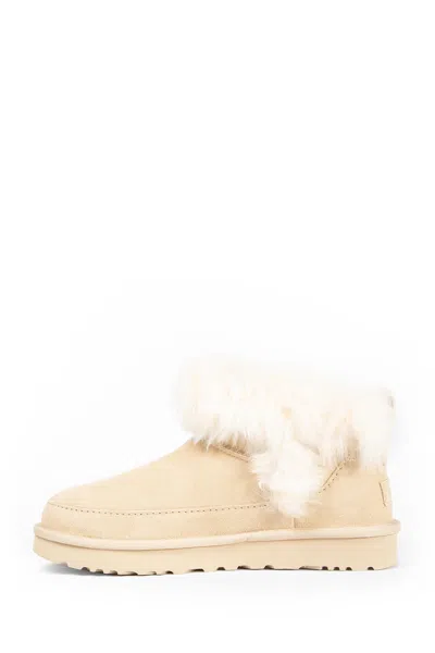 Ugg Woman Beige Boots In Neutral