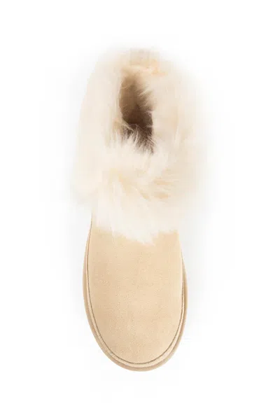 Ugg Woman Beige Boots In Neutral