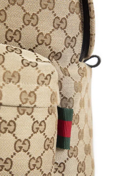 Gucci Gg Backpack In Sand