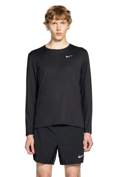 Nike Man Black T-shirts & Tank Tops In Black