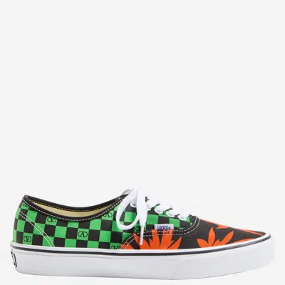 Valentino X Vans Men's Tess St Vlogo Tropical Canvas Low-top Sneakers In Multi