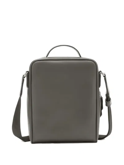 Bally Zipped Top-handle Shoulder Bag In Gray