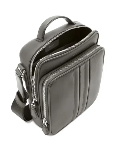 Bally Zipped Top-handle Shoulder Bag In Gray