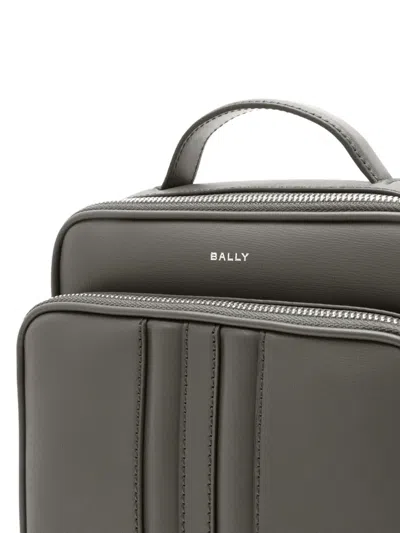 Bally Zipped Top-handle Shoulder Bag In Gray