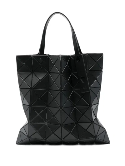 Bao Bao Issey Miyake Lucent Geometric-pattern Shoulder Bag In Black