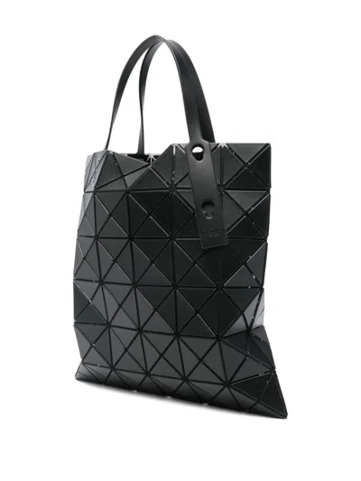 Bao Bao Issey Miyake Lucent Geometric-pattern Shoulder Bag In Black