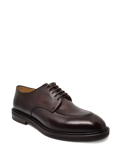 Henderson Baracco Stitched Derby Shoes In Brown