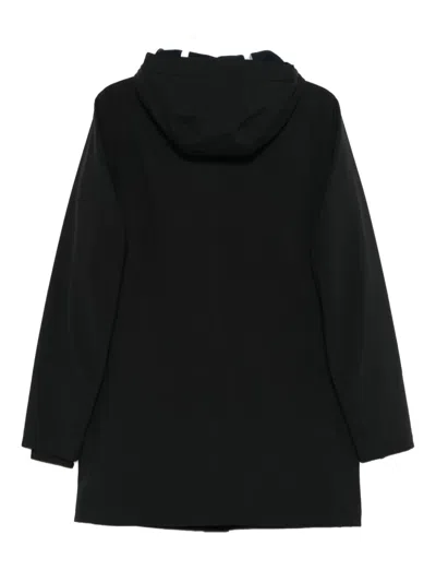K-way Hooded Coat In Black