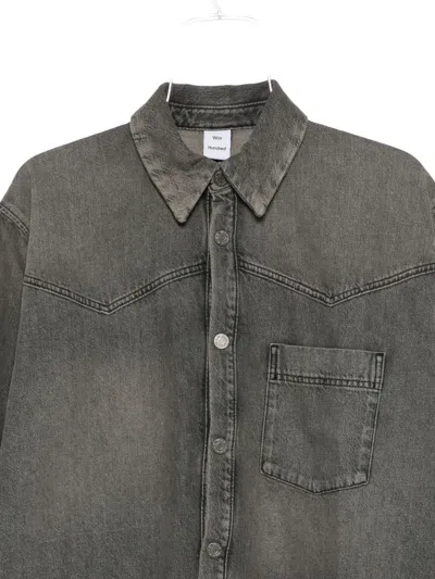 Won Hundred Zayne Denim Shirt In Gray