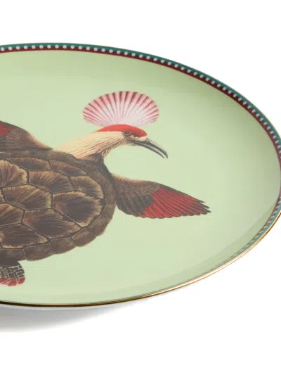 La Doublej Decorative Plate In Green