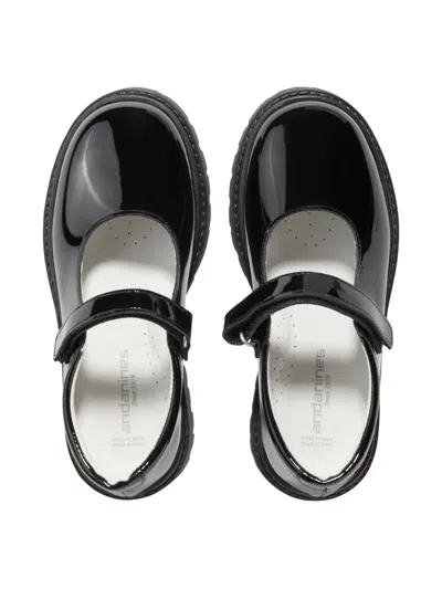 Andanines Strap Ballerinas In Black