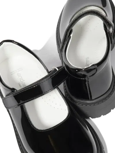 Andanines Strap Ballerinas In Black