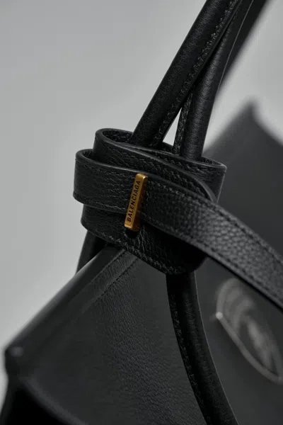 Balenciaga X Lamborghini Carrie Carry All Bag In Black