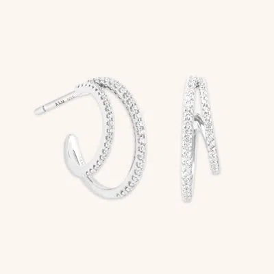Astrid &amp; Miyu Illusion Crystal Hoops