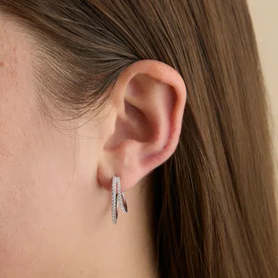 Astrid &amp; Miyu Illusion Crystal Hoops