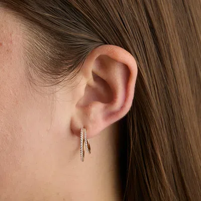 Astrid &amp; Miyu Illusion Crystal Hoops