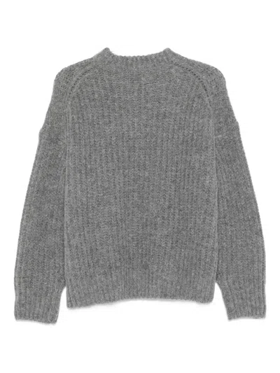 Filippa K Stand-neck Sweater In Gray