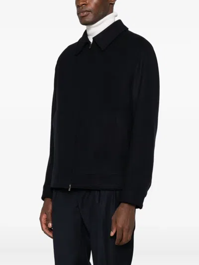 Manuel Ritz Zip-up Jacket In Black