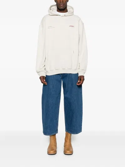 Represent Classic Hoodie With Front Kangaroo Pocket And Adjustable Drawstring In White