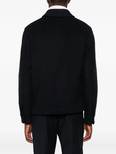Manuel Ritz Zip-up Jacket In Black