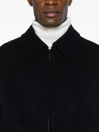 Manuel Ritz Zip-up Jacket In Black