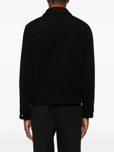 Manuel Ritz Zip-up Jacket In Black