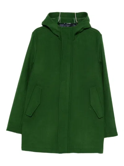 Manuel Ritz Hooded Parka In Green
