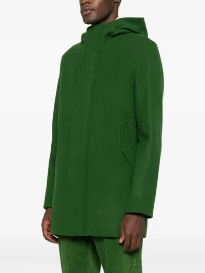 Manuel Ritz Hooded Parka In Green