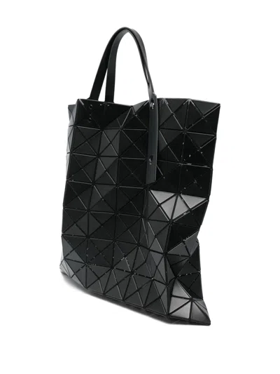 Bao Bao Issey Miyake Lucent Geometric-pattern Shoulder Bag In Matte Black