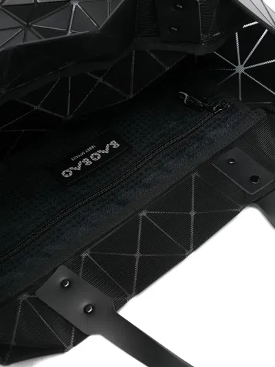 Bao Bao Issey Miyake Lucent Geometric-pattern Shoulder Bag In Matte Black