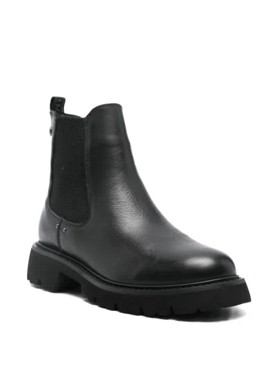 Carmela Elastic-panel Boots In Black