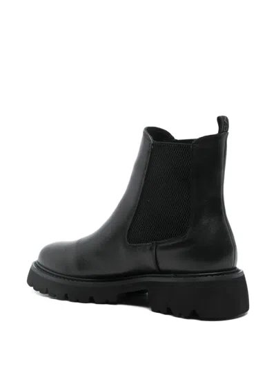 Carmela Elastic-panel Boots In Black