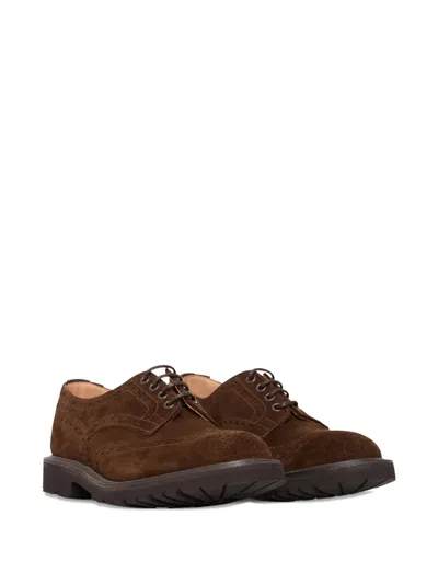 Tricker's Brogue Lace-up Shoes In Brown