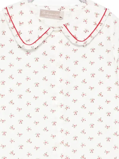 La Stupenderia Floral-print Shirt In White