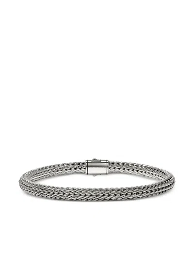 John Hardy Sterling Silver Icon Diamond Bracelet In Metallic